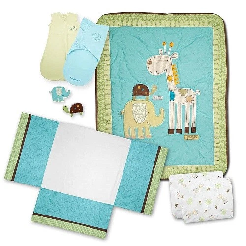 Summer Giggle Gang 8-PC Crib Bedding Set *New* - Image 2 of 2