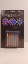 Wolf Novelties Jumbo Make-Up Stix 6 Neon/Blacklight Colors