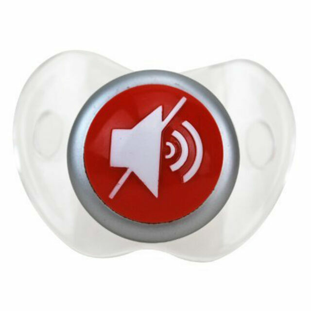mute button pacifier