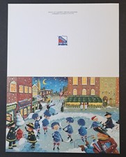 Glen Sather Signed Autographed New York Rangers Christmas Card JSA COA NHL