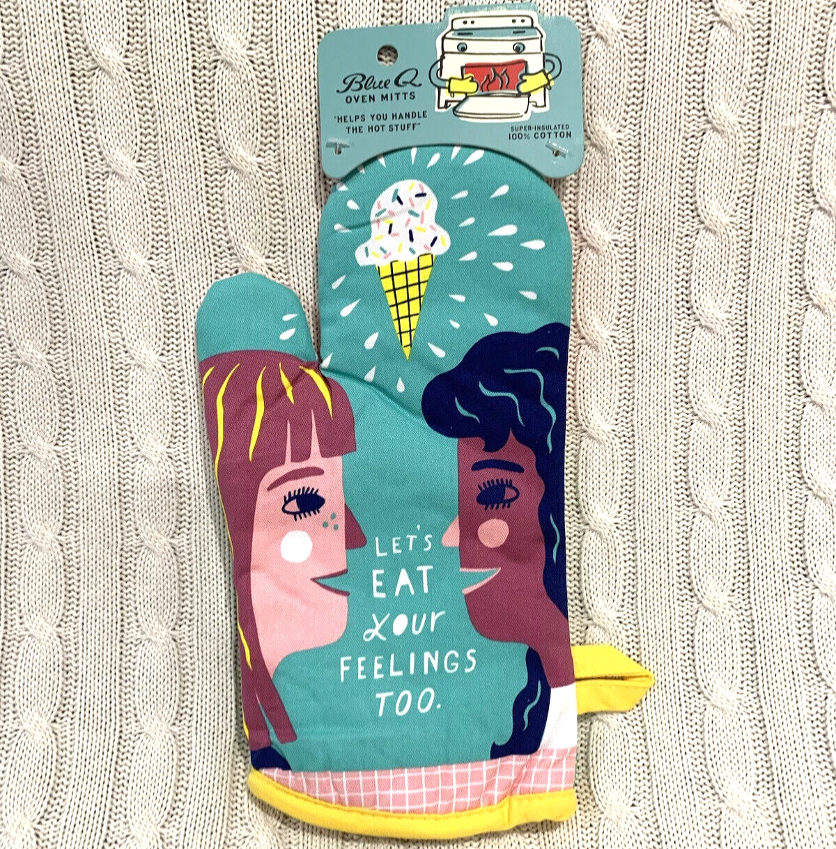 Eat Your Feelings Oven Mitt - Thumbnail 3