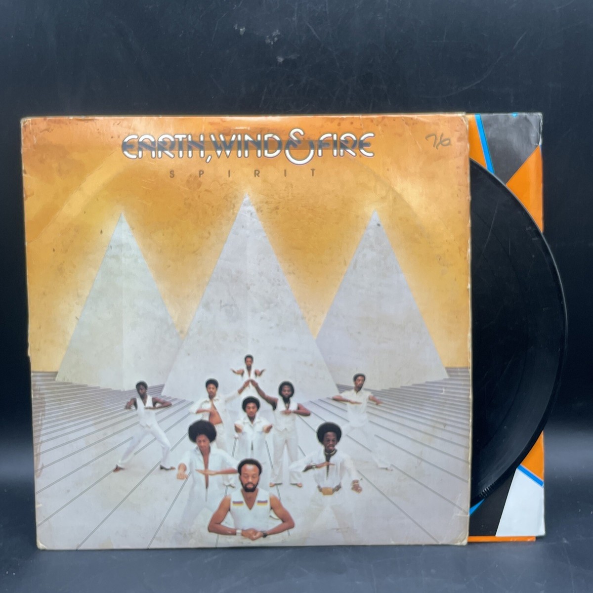 Riiiii☆ Earth Wind & Fire SPIRIT Vinyl LP 1976 Record Album Columbia
