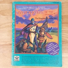 Iron Crown Enterprises ICE Rangers of the North #3000 RPG MERP Tolkien LOTR 1984