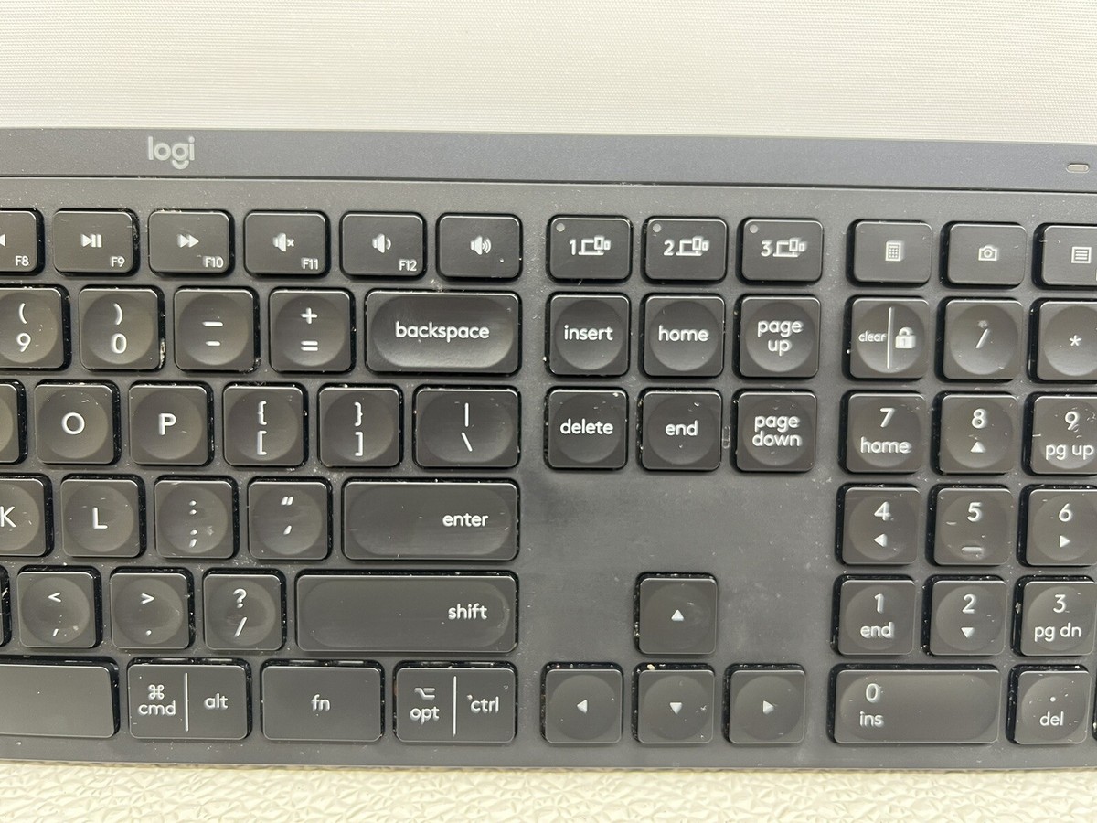 キーボード logicoolwireless illuminated YR0073 Logitech MX Keys YR0073 Wireless Slim Keyboard - Black | eBay