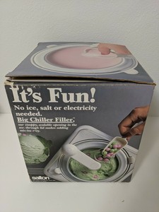Salton Big Chill Ice Cream Maker Vintage Manual Appliance Hand-Crank | eBay