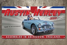 Austin Healey 3000 MKIII Garage Banner 2ft x 4ft