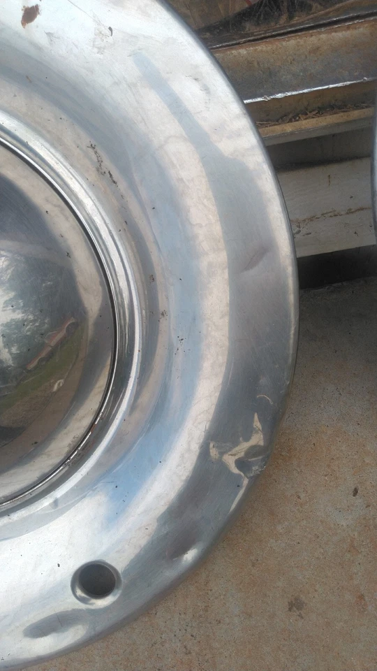 Juego de cuatro tapacubos Pontiac Chieftain 1949 1950 15 pulgadas cubiertas de rueda Foto 4 de 4