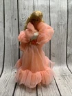 Vtg Mattel 1984 Peaches & Cream Barbie Doll Dress & Stole #7926 INCOMPLETE