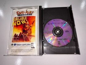 Criticom (Sega Saturn, 1995) CIM Complete In Box - NM CD Tested, Clean!