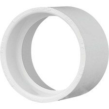 Charlotte Pipe 2 In. Hub Schedule 40 DWV PVC Coupling PVC 00100 1000HA
