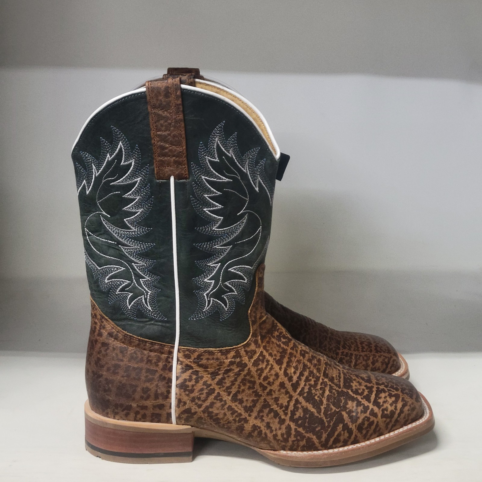 S Fowler Western Boot Brown (left 10.5d / Right 10.5ee)