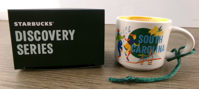 Starbucks South Carolina Discovery Series 2oz. Mug / Ornament, New In Box, S7