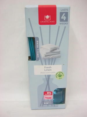 Cristalinas Reed Diffuser Fresh Linen 25ml