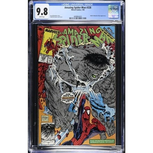 Amazing Spider-Man #328 CGC 9.8 NM/MT Hulk & Sebastion Shaw Appearance 864005