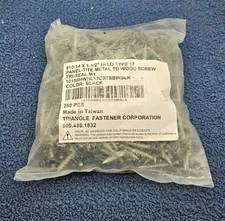 (QTY 250) TFC #10-14x1-1/2" Hi-Lo Type 17 Panel-Tite Metal To Wood Screw