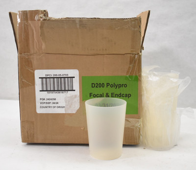 Lot of 24 Room Essentials 18 oz Plastic Short Tumblers Ivory Drinking Cups
