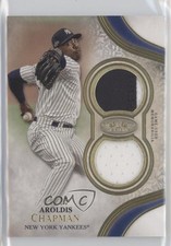 2021 Topps Tier One Relics 18/25 Aroldis Chapman #T1R2-AC Dual Patch 6fs