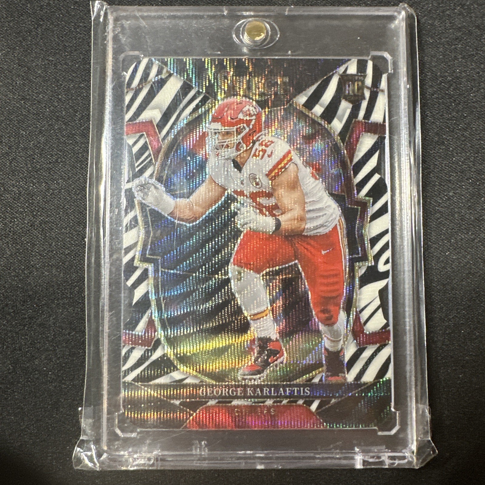 2022 Panini Select - Concourse George Karlaftis #22 Zebra Prizm (RC)