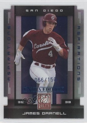 2008 Donruss Elite Extra Edition Aspirations Die-Cut /150 James Darnell #43 0b0