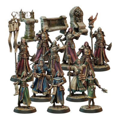 Clergy Priest & Knight Miniatures | Fantasy | Galaad Miniatures