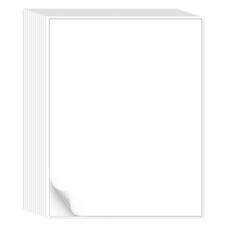 50 Self Adhesive Sticker Paper 8.5x11" for Laser  Inkjet Printing - 50 Sheets