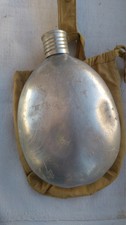 WW2 Red Army Aluminum Water Flask Canteen Stamp 1938 Красный Выборжец
