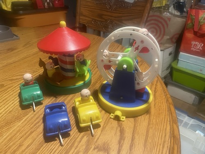 #ad Child Guidance Kiddie Land Parts Ferris Wheel Carousel Train Cars. People $24.99
