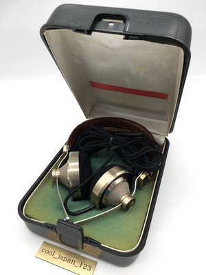 EXC++ Pioneer SE-L40 Vintage Stereo Headphones Brass & Leather