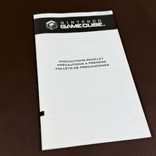 Nintendo GameCube Precautions Booklet PM-DOL-USA-2