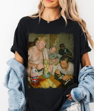 Camisa de fiesta Trump Kim Putin Xi 420, divertida camiseta política de hierba