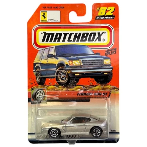 Matchbox Ferrari 456 GT #82 1/64 Die-Cast Car 1999 Mattel Sealed Vintage