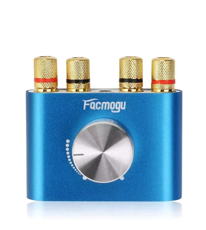 F900 Mini Bluetooth Power Amplifier Wireless Audio Receiver with 12V DC Adapter