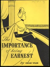 Importance of Being Earnest: Tokyo Amateur Dramatic Club program 1955