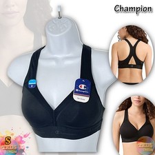 NWT Champion Women's S Curvy Sports Bra Racerback Wireless, Black