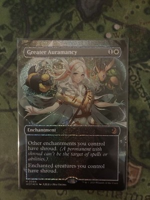 Greater Auramancy (Anime Borderless) (Confetti Foil) Wilds of Eldraine NM