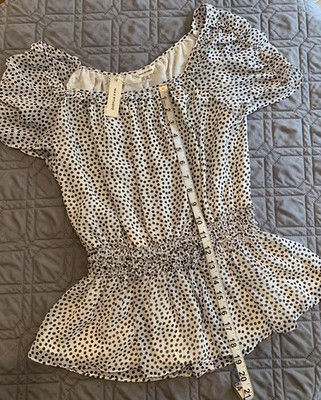 Max Studio NWT Short Sleeve top Size M   #168
