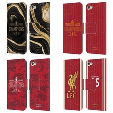 LIVERPOOL FC 2025 PREMIER LEAGUE CHAMPIONS PU LEATHER BOOK CASE APPLE iPOD TOUCH