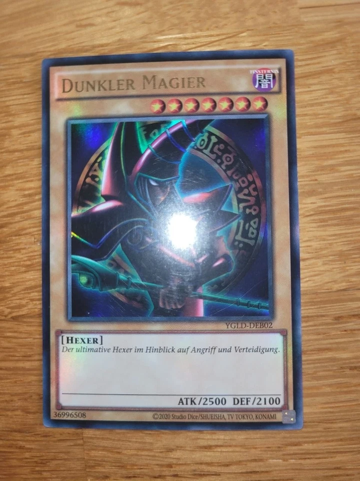 YuGiOh Dunkler Magier Ultra Rare YGLD-DEB02 Deutsch - Bild 1 von 1