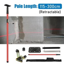 Laser Teleskopstange Laser Level Pole Einstellbar H&ouml;henverstellbar Regulierbar