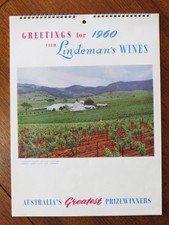 Lindeman's Wines Calendar for 1960