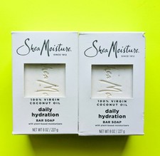 Shea Moisture Daily Hydration Bar Soap - Lot of 2