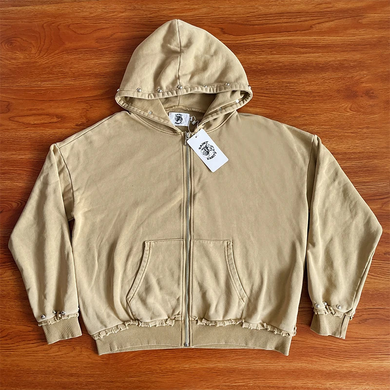 Saint Vanity French Terry Studded Jacket 