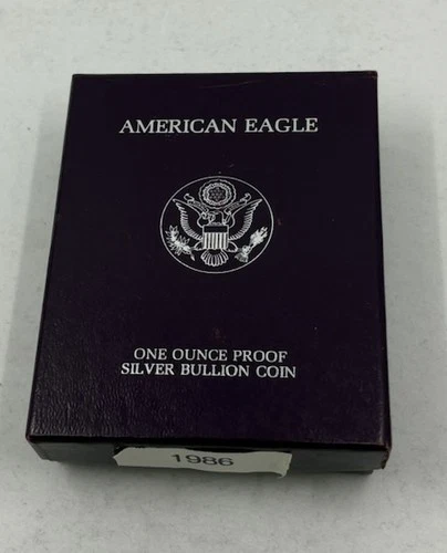 1986 United States - American Silver Eagle Proof - .999 Fine Silver - 1st Year!