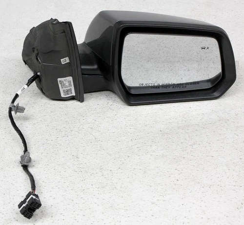 OEM Right Passenger Side Mirror For GMC Acadia Satin Steel, Scratches