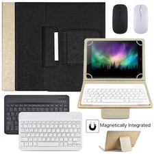 For Google Pixel Tablet 11" 2023 Bluetooth Keyboard PU Leather Case Cover Mouse
