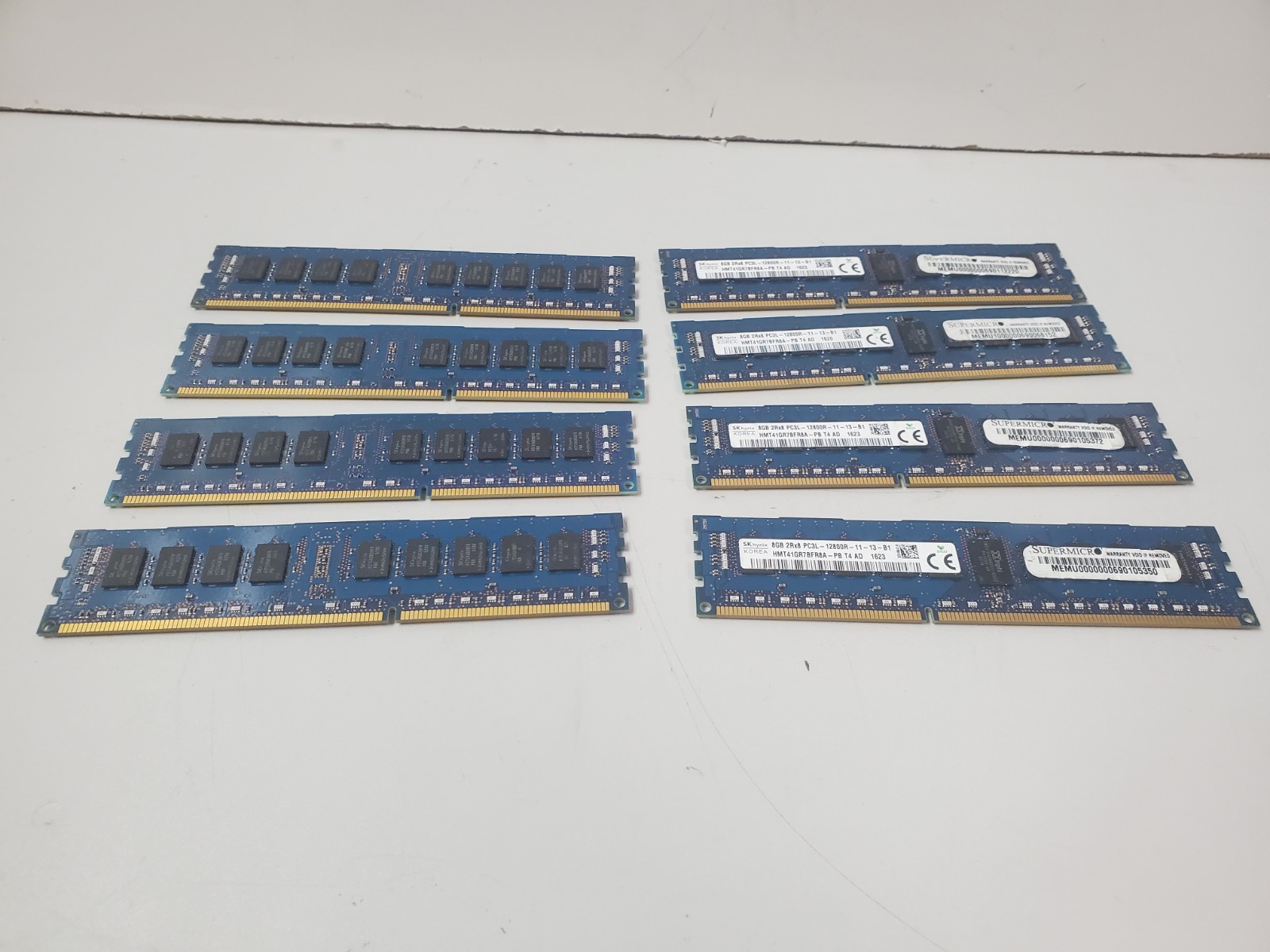 как выглядит Lot of 8 SK Hynix 8GB PC3L-12800R ECC Registered Server Memory RAM Supermicro фото