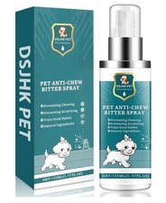2 Bottles Bitter Apple Spray for Dogs to Stop Chewing, No Chew Spray for Dogs,