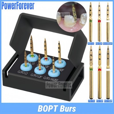 Dental BOPT FG Burs Vertical Diamond Biologically Oriented Preperation Technique