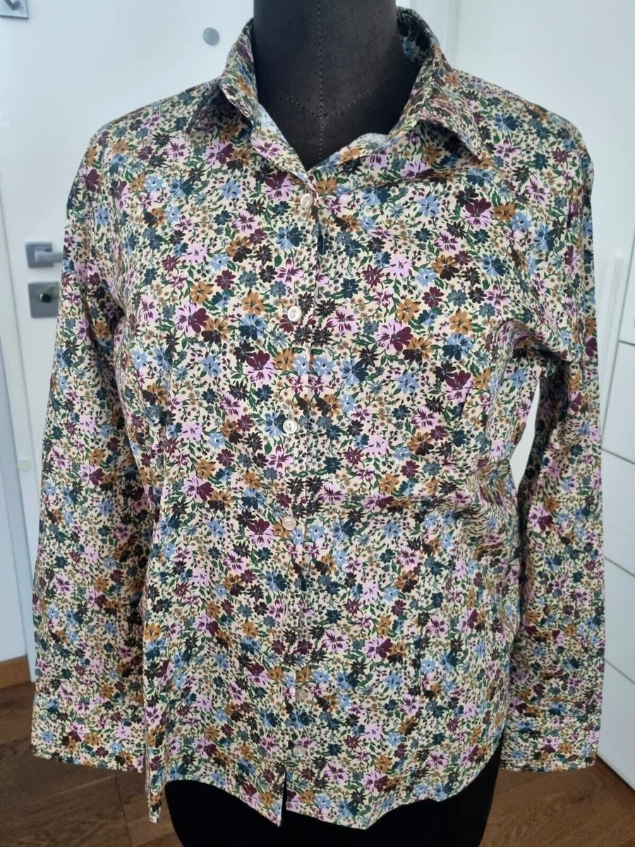 Maglietta a maniche corte da donna, casual, da donna, estiva, casual, motivo floreale, per donna, casual, girocollo, a maniche corte, B-Rosa, XL