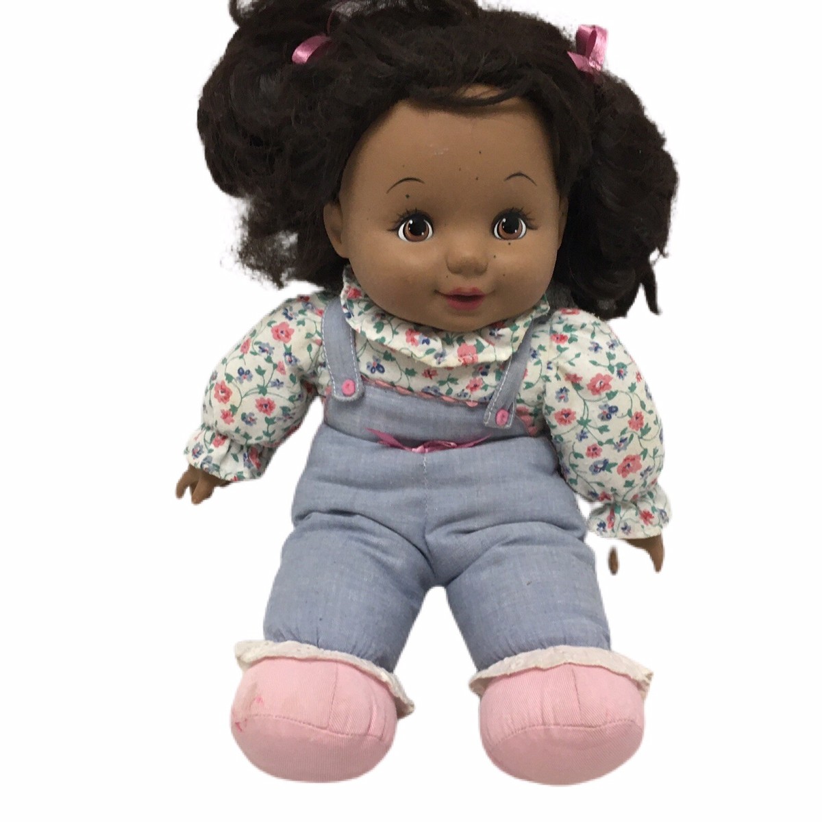 14” 1998 Playmates Toys Inc. Africian American Doll -Squeeze Her